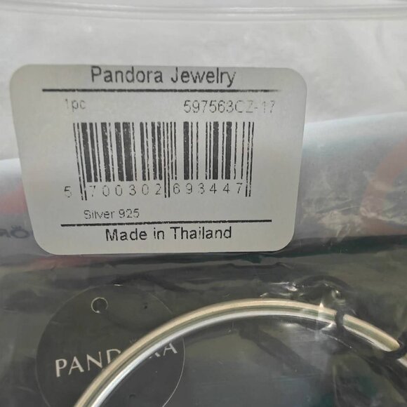 NIB Pandora Fireworks Limited Edition Sterling Silver Bangle Bracelet - Picture 8 of 8